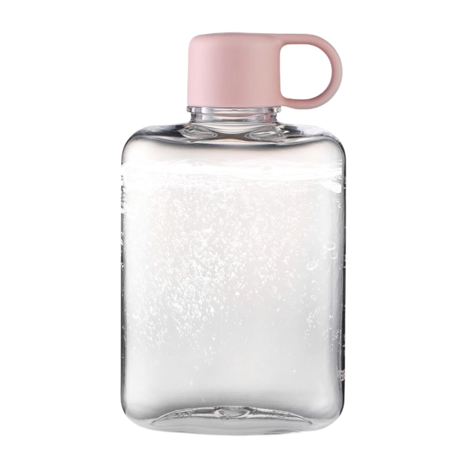 Generic Flat Water Bottle - 360ml Flat Water Bottle Handbag Compact Slim Travel Reusable Tritan Pocket Cup Portable Hydration for Hik, Square, Reusable, Bpa Free, Travel, Outdoor, Everyday Use