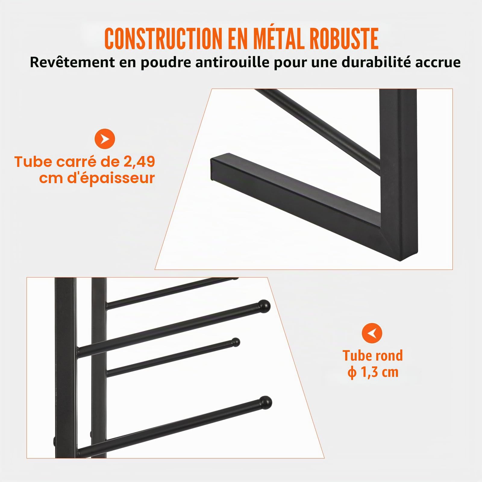 VEVOR Étagère de Rangement pour Plans de Construction Architecturale à 16 Niveaux, Support de Plans Vertical 2 Tiges par Niveau, Meuble de Rangement pour Affiche de Carte, Fichiers en Rouleau, Bureau