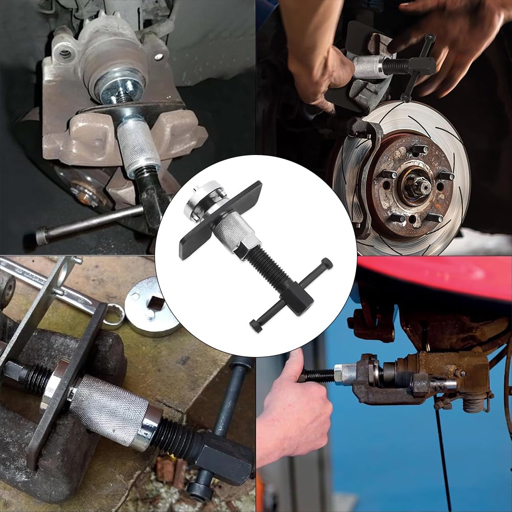 Reposicionador De Pistones De Freno, Piston De Freno Herramienta, Brake Caliper Tool, Brake Caliper Compression Tool, para reemplazo de Pastillas de Freno, reparación de Cilindros de Freno