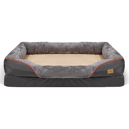 large padded dog bed