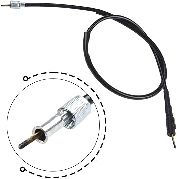 Replacement Speedometer Cable for Honda Dio Vision 110 NSC-110 and Dio Vision 50 NSC-50 Scooter Models 900 Millimeters Long Steel Core Rubber Covered
