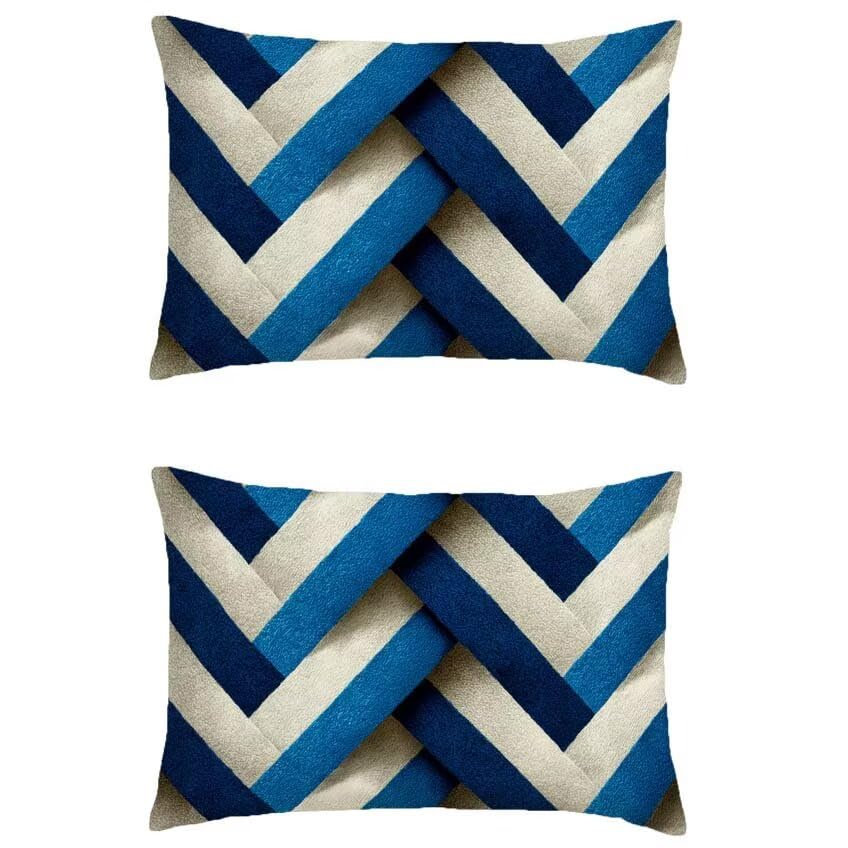 Housse de coussin salon de jardin extérieur pour décoration maison automne en lin