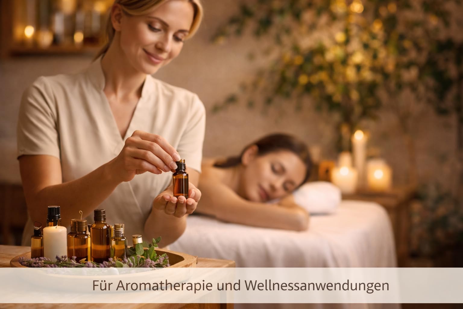 Ätherische Ölmischung Mandarine-Zitrone 500 ml – naturrein – für Saunaaufguss, Diffusor & Duftlampe