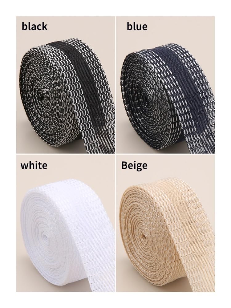 Klebeband zum Säumen, Hosenkante kürzen selbstklebende Hosenmundpaste Eisen am Saum Stoff Fixieren Säumen Bügeln Nähband(Beige,10 meter)