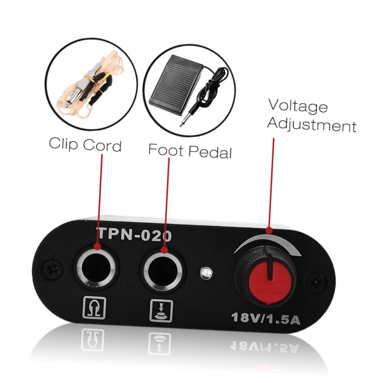 FOMIYES Adjustable Voltage Power Supply Small Size Power Supply 1pc Machine Power Supply Digital Power Supply Mini Equipment Light Weight Power Supply Stable Performance Power Supply