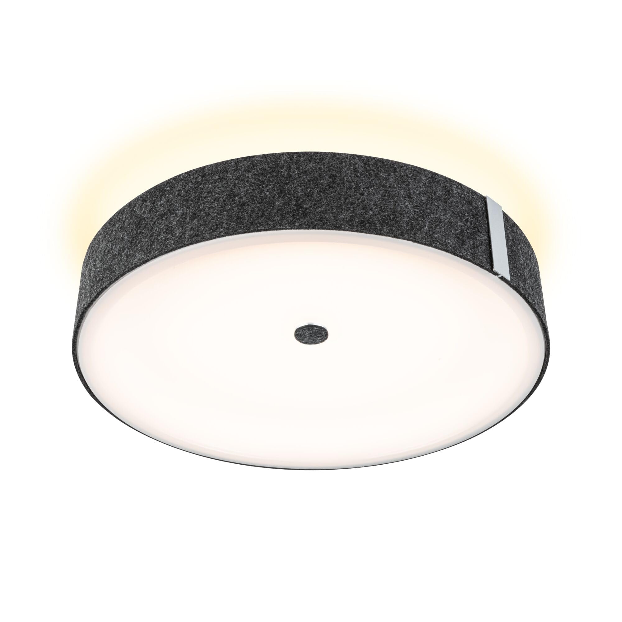 Paulmann Led Ceiling Lamp Malika, Anthracite, Felt, 3-Step Dimmable