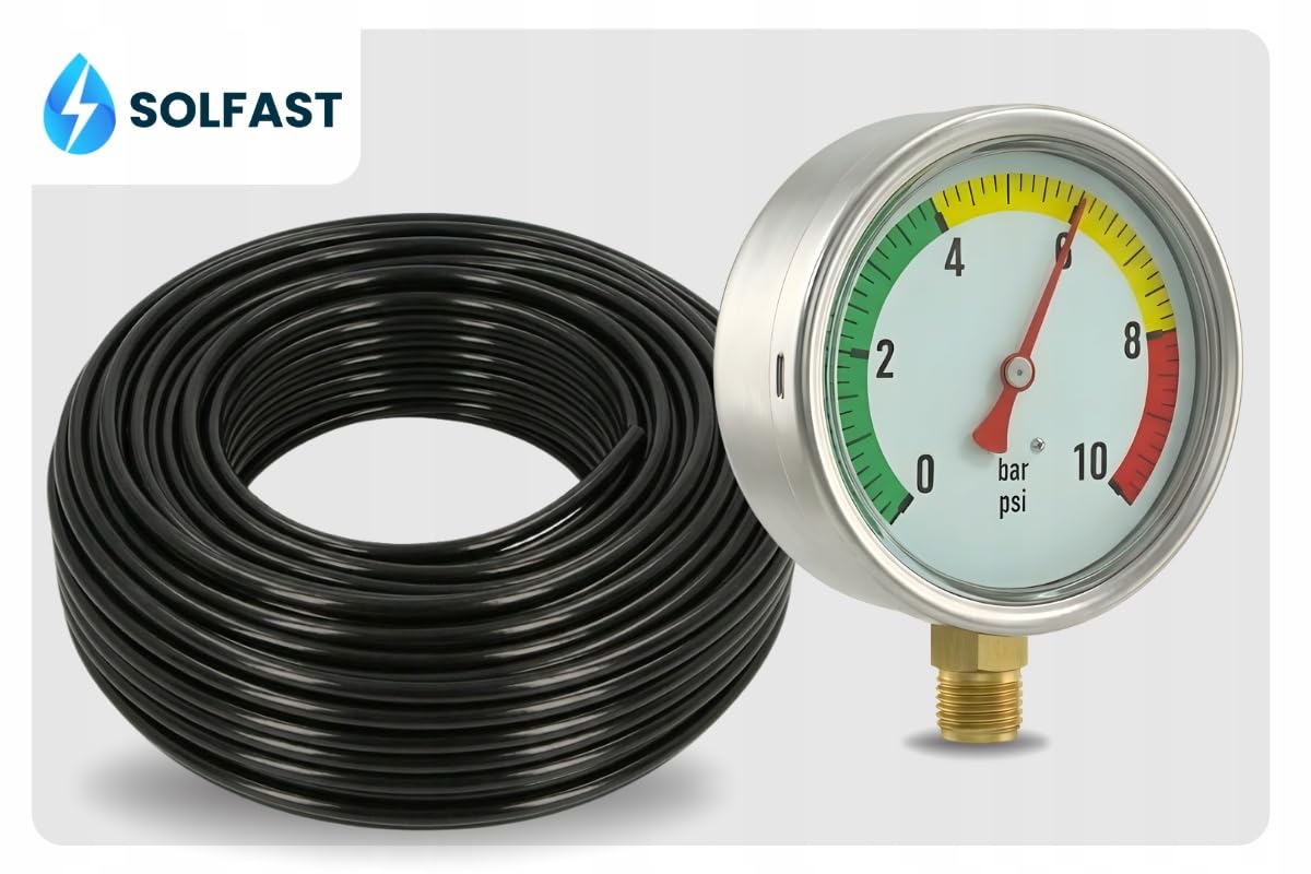 Tubo PE 16mm 100m PN4 - Tubo di irrigazione senza fori, linea di alimentazione per sistema di irrigazione a goccia