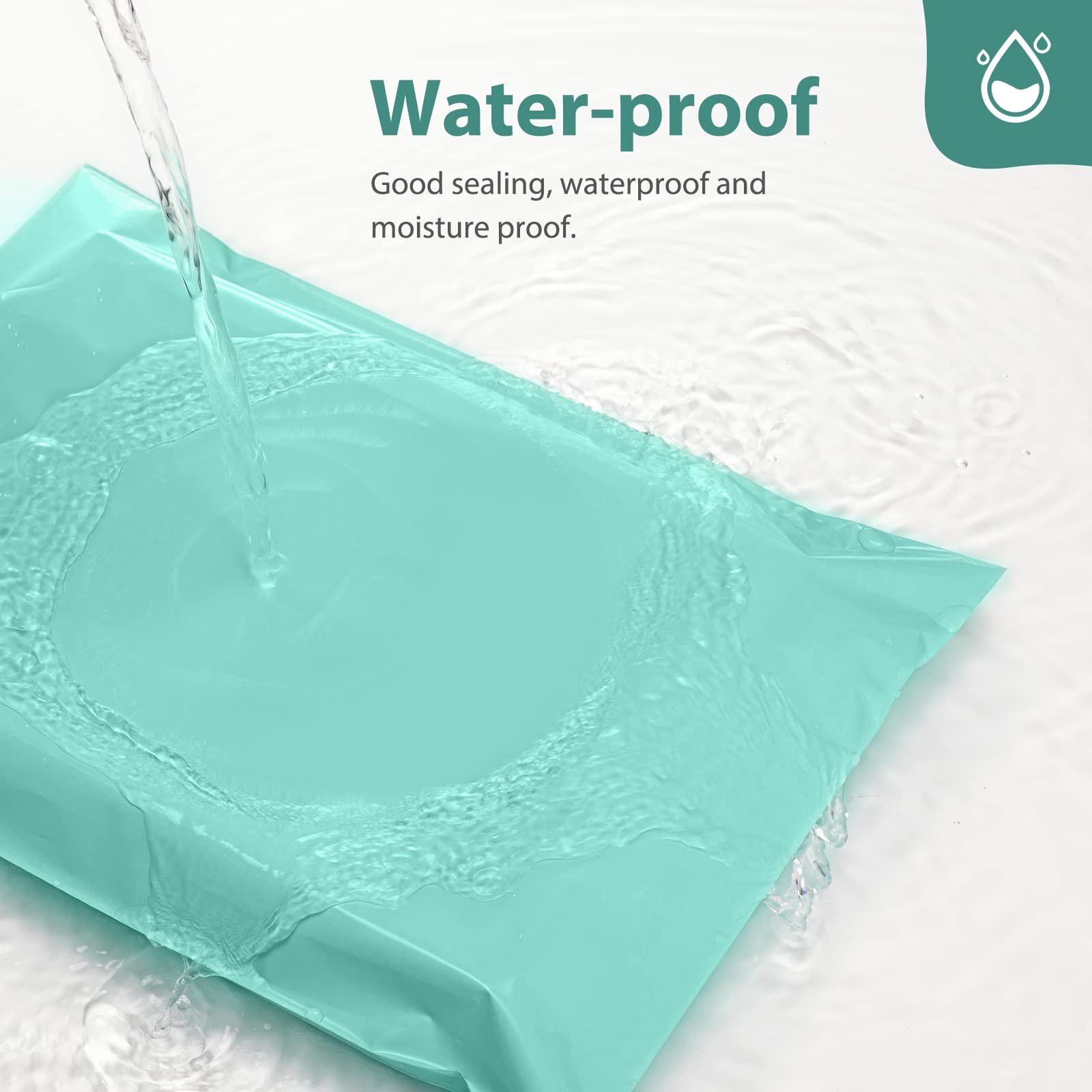 Fuxury Poly Mailers 10x13 Pollici 100 Pz, Borse di spedizione impermeabili per abbigliamento, Buste di spedizione adesive forti per fornitori di piccole imprese, Buste autosigillanti Buste per posta