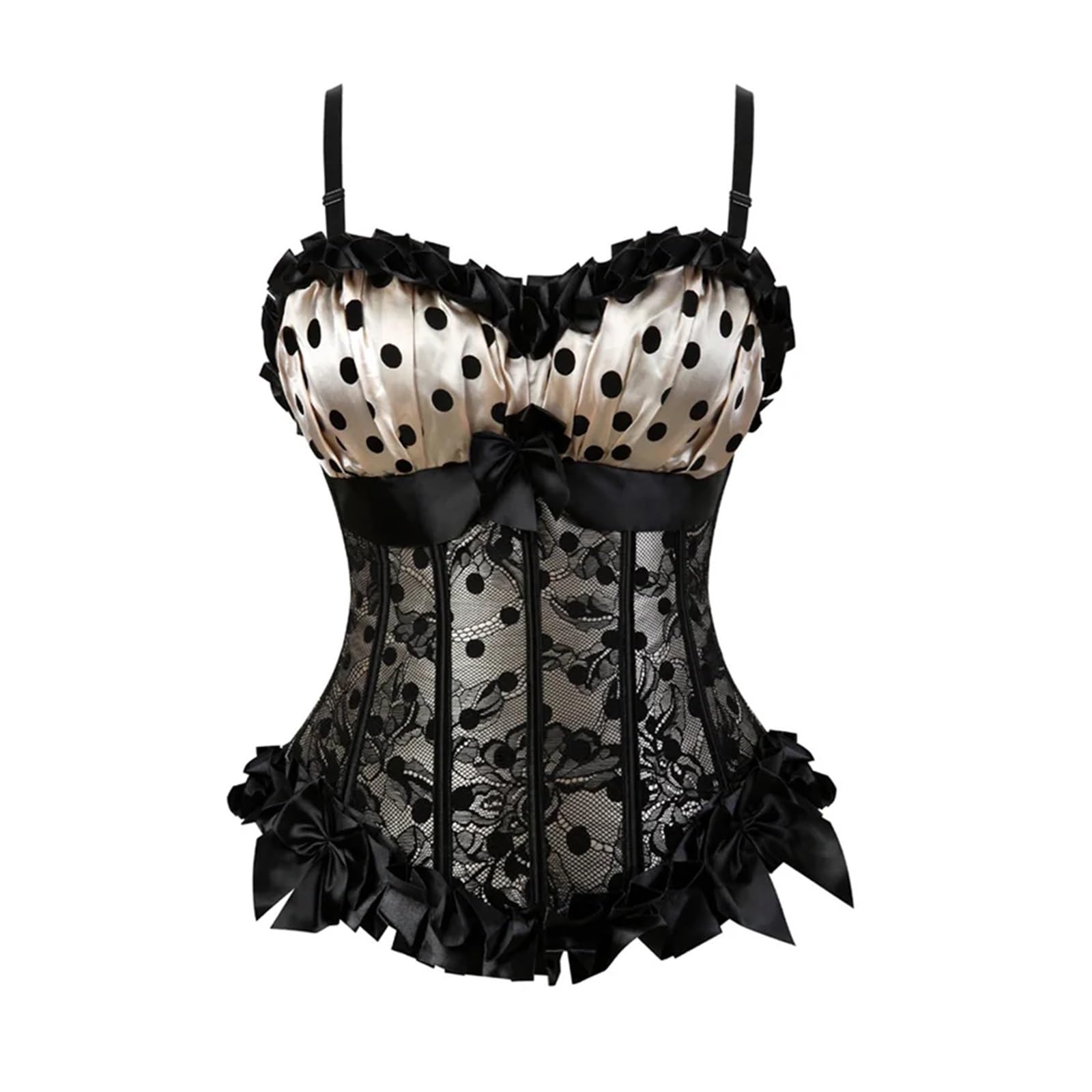 Generisch Korsett blau Top Oberteil Damen Bauchweg Vintage Corsage Vollbrust Halloween Korsage Übergrößen Corset Top Corsett,BU1,XS