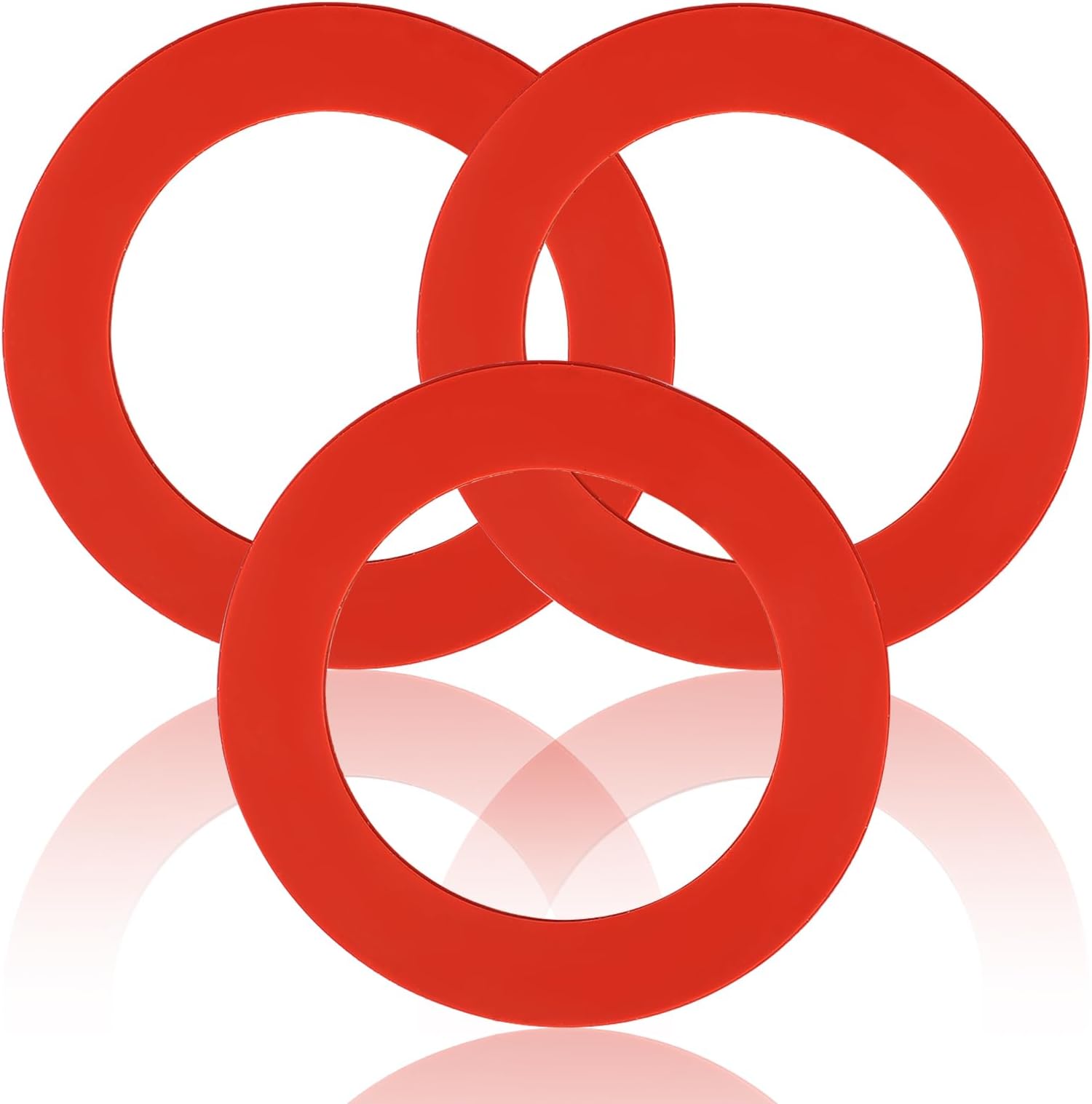 3pcs Flush Valve Seals for Mansfield, Rubber Canister Flush Valve Seal Toilet Tank Gasket