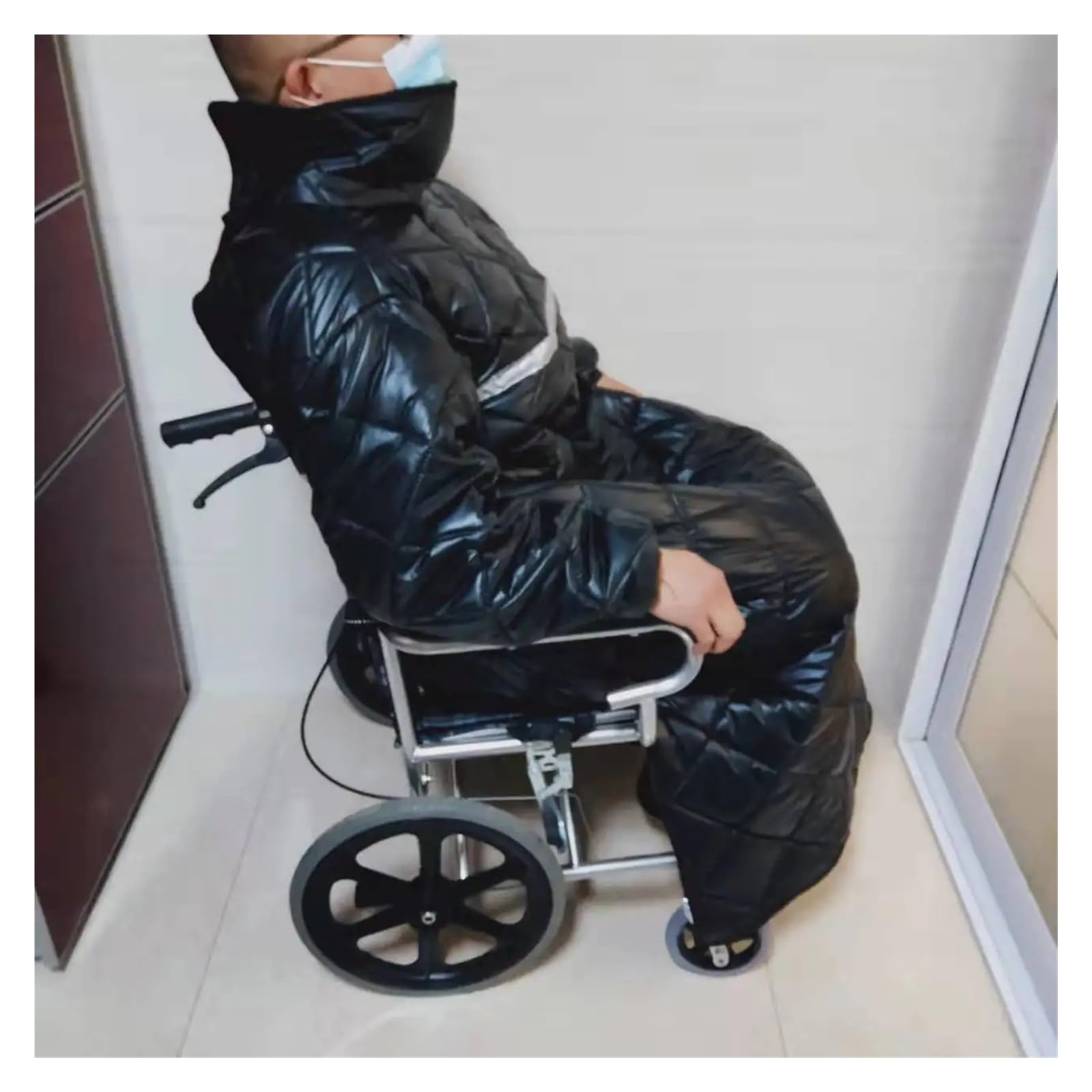 Coperta per Sedia a Rotelle Coperta for gambe for sedia a rotelle | Copertura calda for adulti Cosy Toes(Black all inclusive)