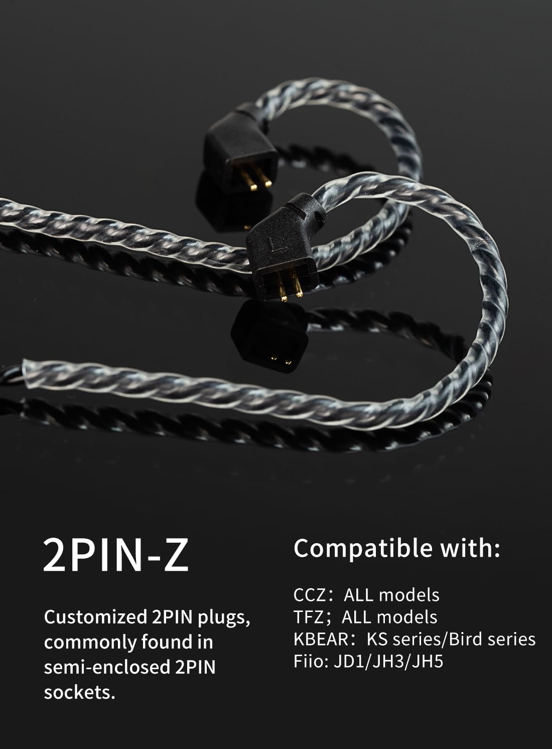 Amazon.co.jp: CCZ Melody IEMケーブル、交換用USB C Type-Cイヤホン