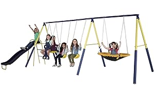Sportspower Super Star Outdoor Kids Swing Set