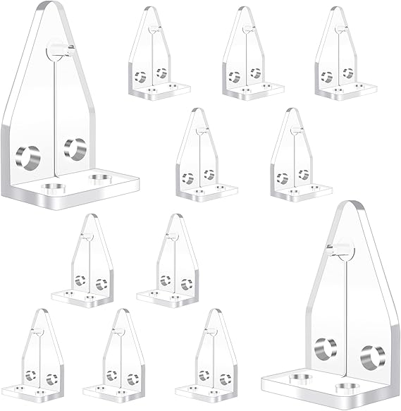 Blind Hold Down Brackets, 12PCS Mini Blind Holder Bracket