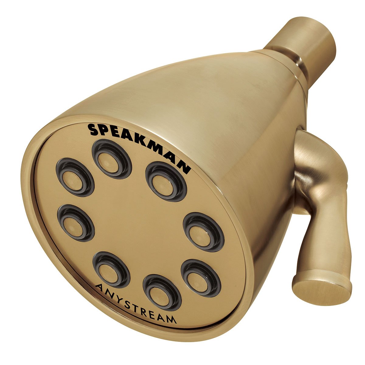 Speakman2251-BBZ Signature Icon Anystream High Pressure Adjustable Solid Brass Shower Head, Brushed Bronze