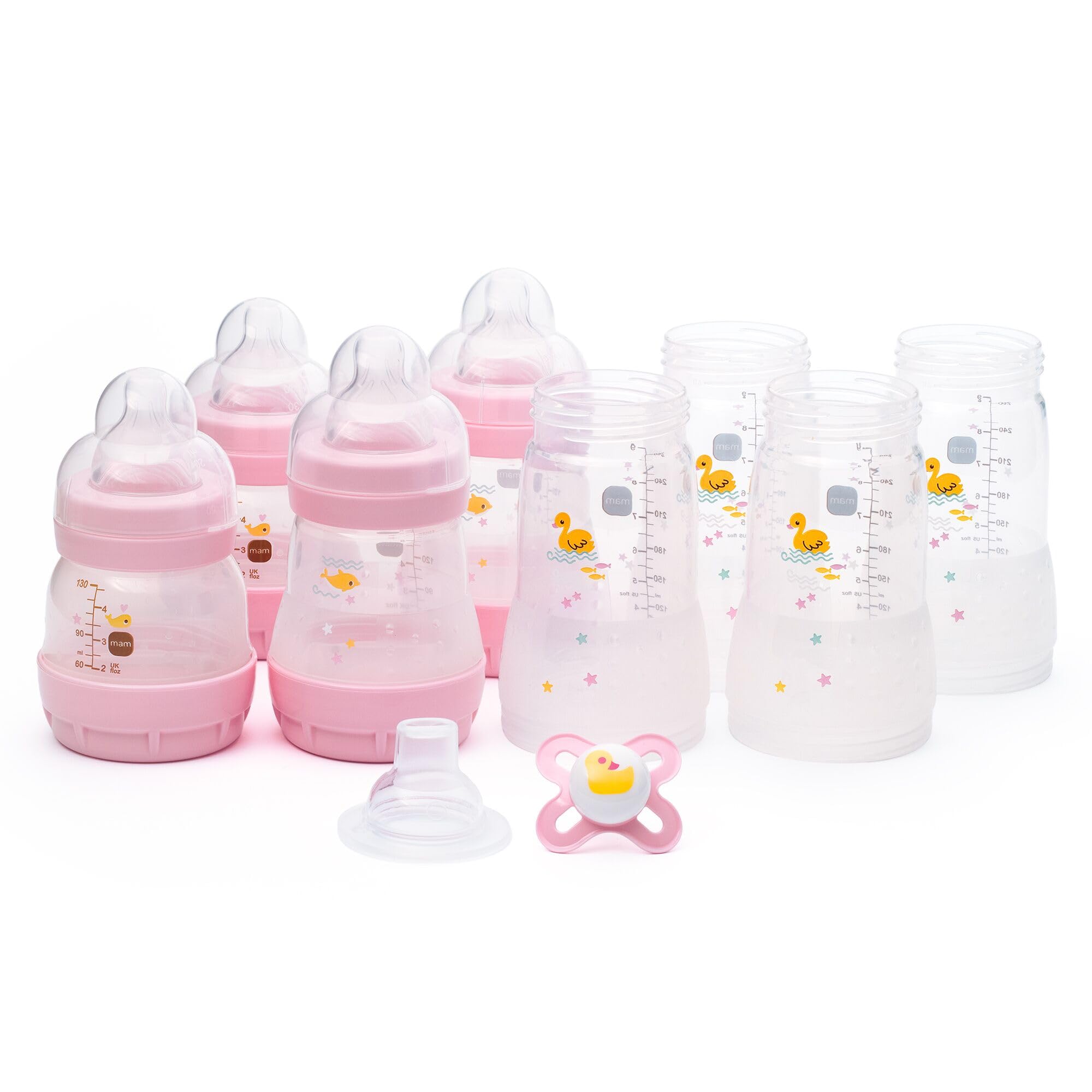 Mam Easy Start Anti-Colic Bottle Set Pink