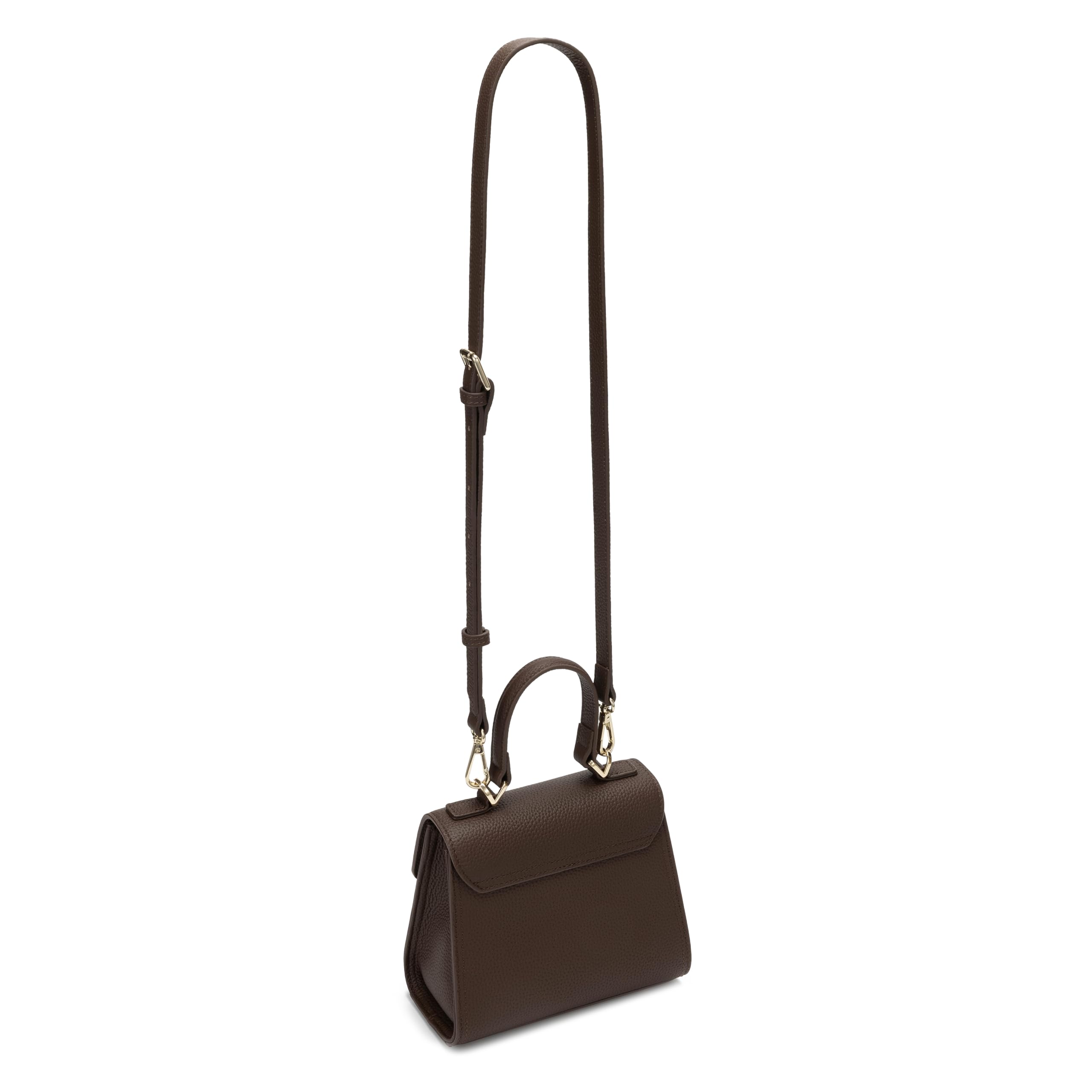 Carlheim, Kolekcja Skagen Genuine Leather Handbag, Chloe Genuine Leather Handbag (Brown), Brązowy, 70AA