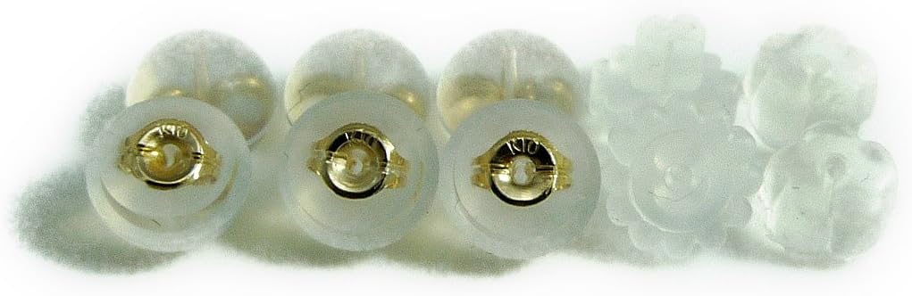 Earring Catch With Lock With 2 Types of Silicone Catches