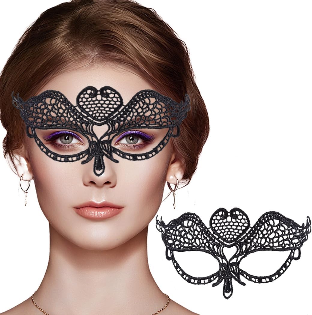 Masquerade Mask for Women Lace Eye Mask Venetian Mask Costume Lace Mask Ball Proms and Party