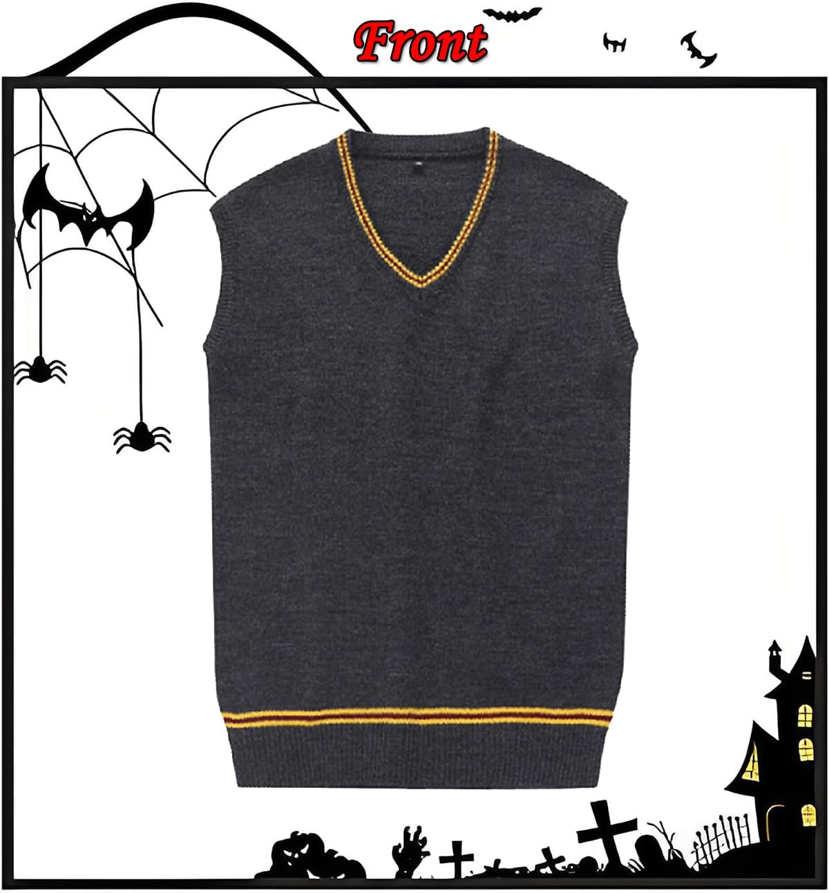 Kids Sweater Unisex Children Cosplay Costume Fall and Winter Waistcoat Vest