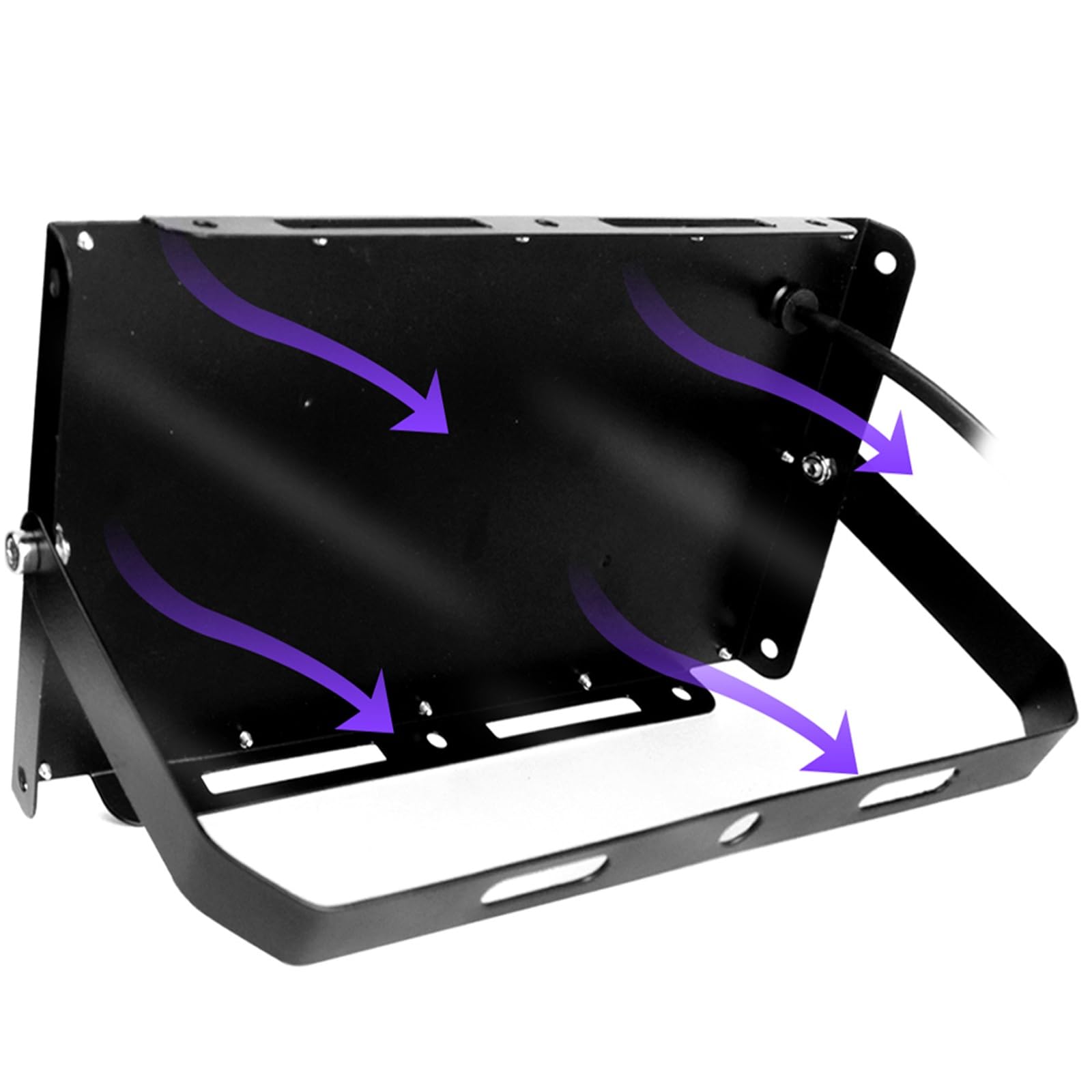 CREATESTAR LED Luce Nera 300W 2 Sztuki, Faro UV IP66 Wodoodporny z Wtyczką 1,5m