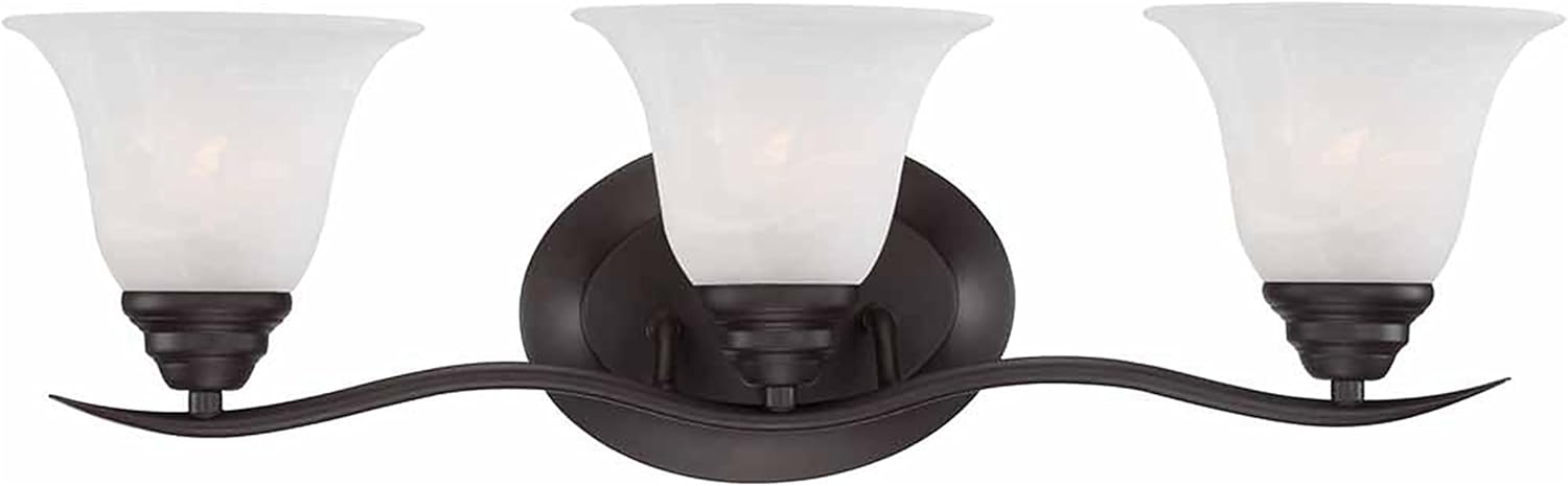 Volume Lighting V5233-79 Trinidad 3-Light Bathroom Vanity, Antique Bronze