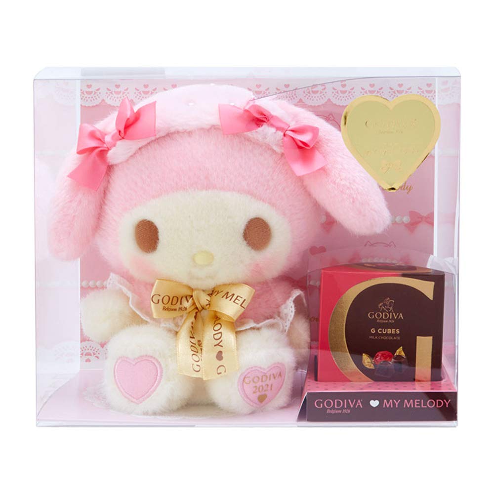 サンリオ - サンリオ❣️激かわ　マイメロディ ✖︎GODIVA コラボ　ぬいぐるみ　2021 Amazon.co.jp: Sanrio My Melody Doll & Godiva 2021 182800 : Toys
