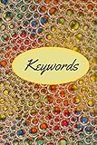 keywords - keyword planner tool for seo, 6x9 notebook, research tool book