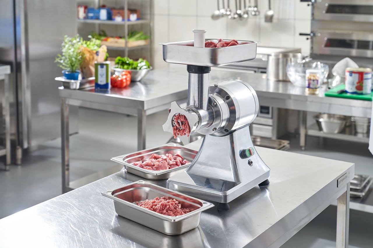 METRO Professional Picadora de carne GMG1100, 24,5 x 40 x 52 cm, 100 Kg/h, 550 W