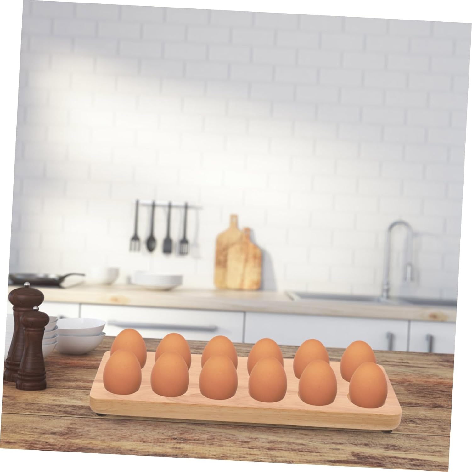 Egg Holder Storage Tray Sturdy Break Design for Kitchen Refrigerator Use Durable Egg Stand Rack for Safe Egg Storage