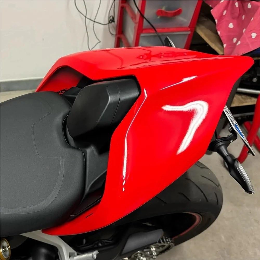 Motorrad-Rücksitzverkleidung Für Ducati Panigale V4 V4S V4R V2 & Streetfighter V4 V4s V2 Hinten Schwanz Verkleidung Buckel Motorrad Zubehör(Red 1set)