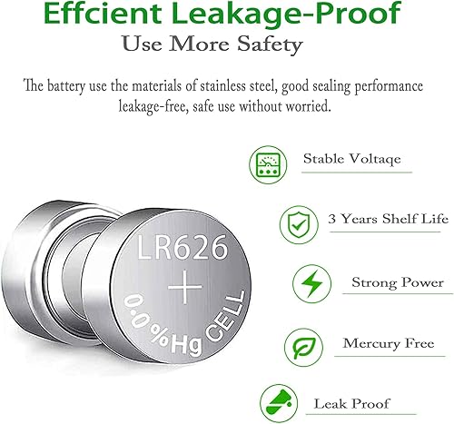 Miniatura 2 de SR626SW 376 377 LR626 AG4 1.5V Batería de reloj (10 unidades)