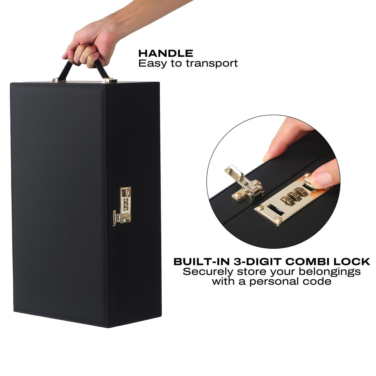 Coffret de rangement de prestige - mallette sextoy - rangement intime - coffret sécurisé - boîte discrète - rangement Dorcel