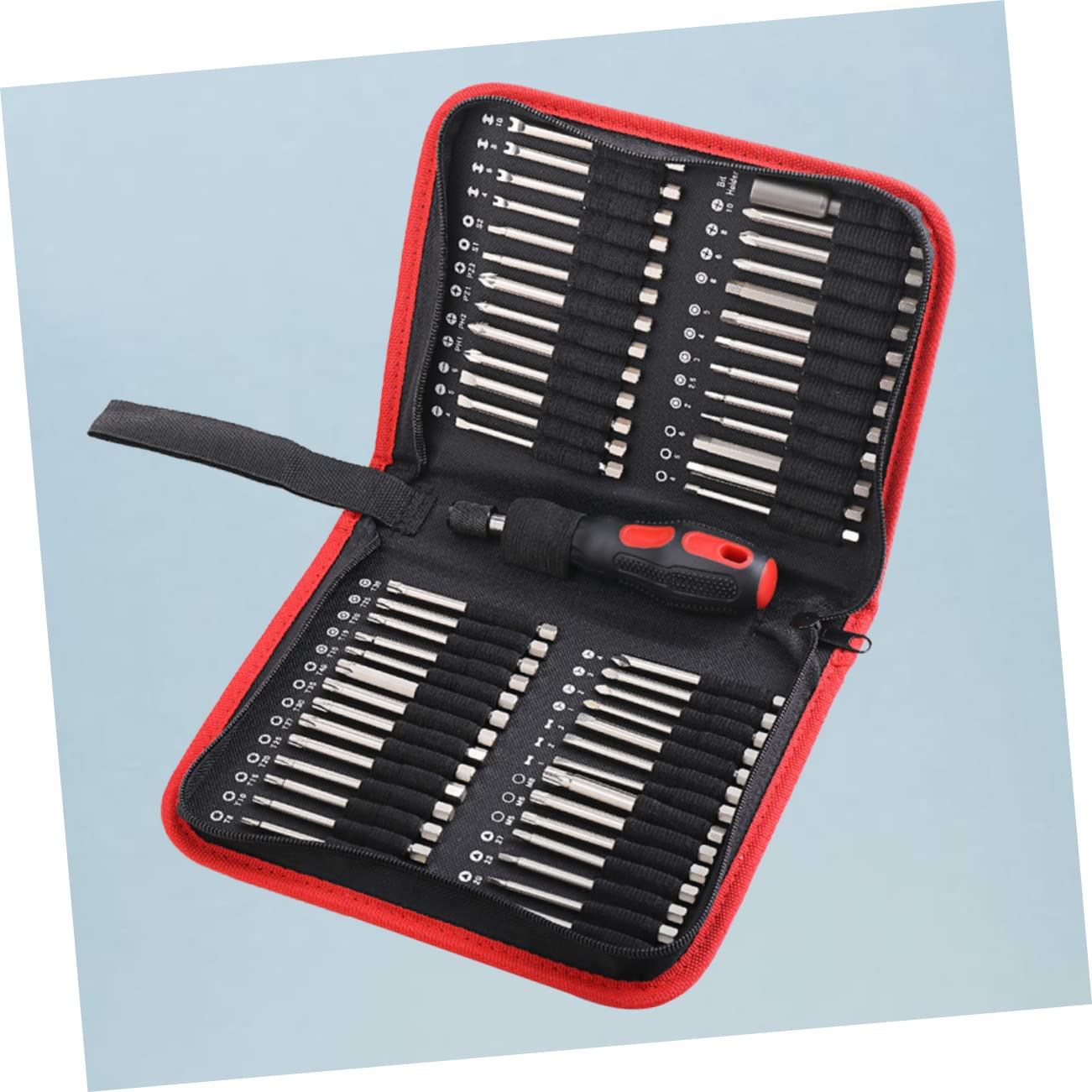 EXCEART Set di 55 Inserti per Avvitatore Elettrico S2, Attrezzi | Punta Triangolare, Profilo Esagonale e Croce, Accessori da Lavoro per Utensili Pneumatici e Fai-da-te