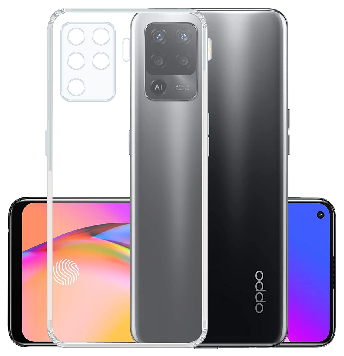 YOFO Back Cover for Oppo A94 / F19 Pro (Flexible|Shockproof|Silicone|Transparent|Camera Protection) (B096HK512C) Amazon Price History, Amazon Price Tracker