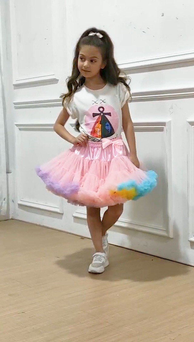 Gonna Tut&ugrave; Per Bambina - Tulle Soffice, Vita Alta, Per Feste E Compleanni, Taglie 0-10 Anni