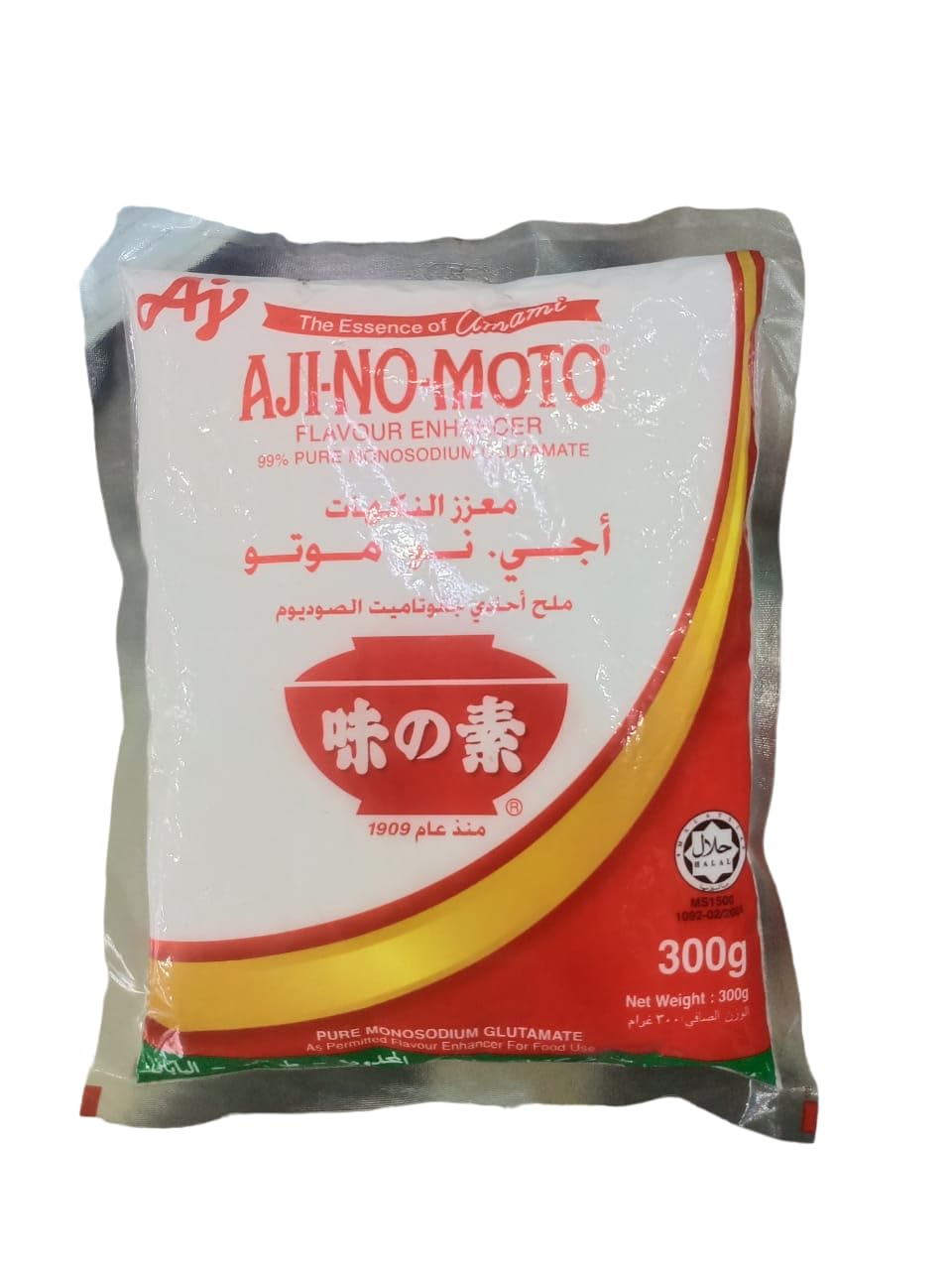 AJI-NO-MOTO Flavour Enhancer 99% Pure Monosodium Glutamate 300g