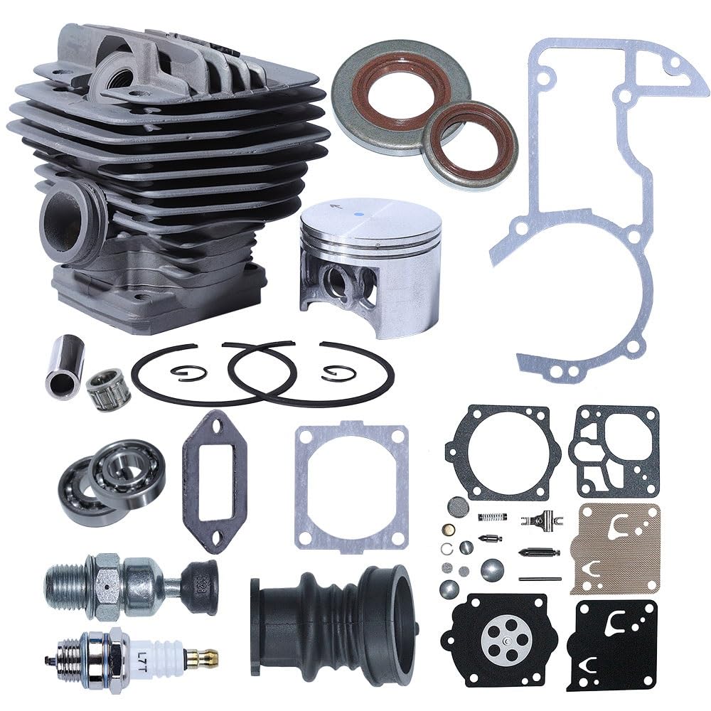 Części do kosiarki Zespół tłoka cylindra o średnicy 56mm pasuje do Stihl MS660 MS 660 066 duża pojemność 2-suwowy części zamienne pił łańcuchowych na benzynę