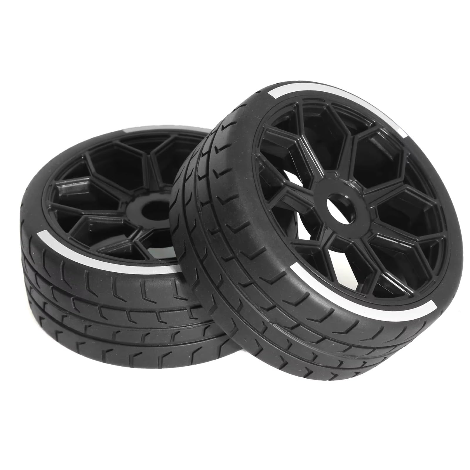 RC Neumáticos Rueda Compatible con Infraction para Limitless para FSR FS para Arrma 1/7 RC Car Upgrade Parts 4 Piezas 100x42mm Neumático Neumático 17mm Rueda Hexagonal