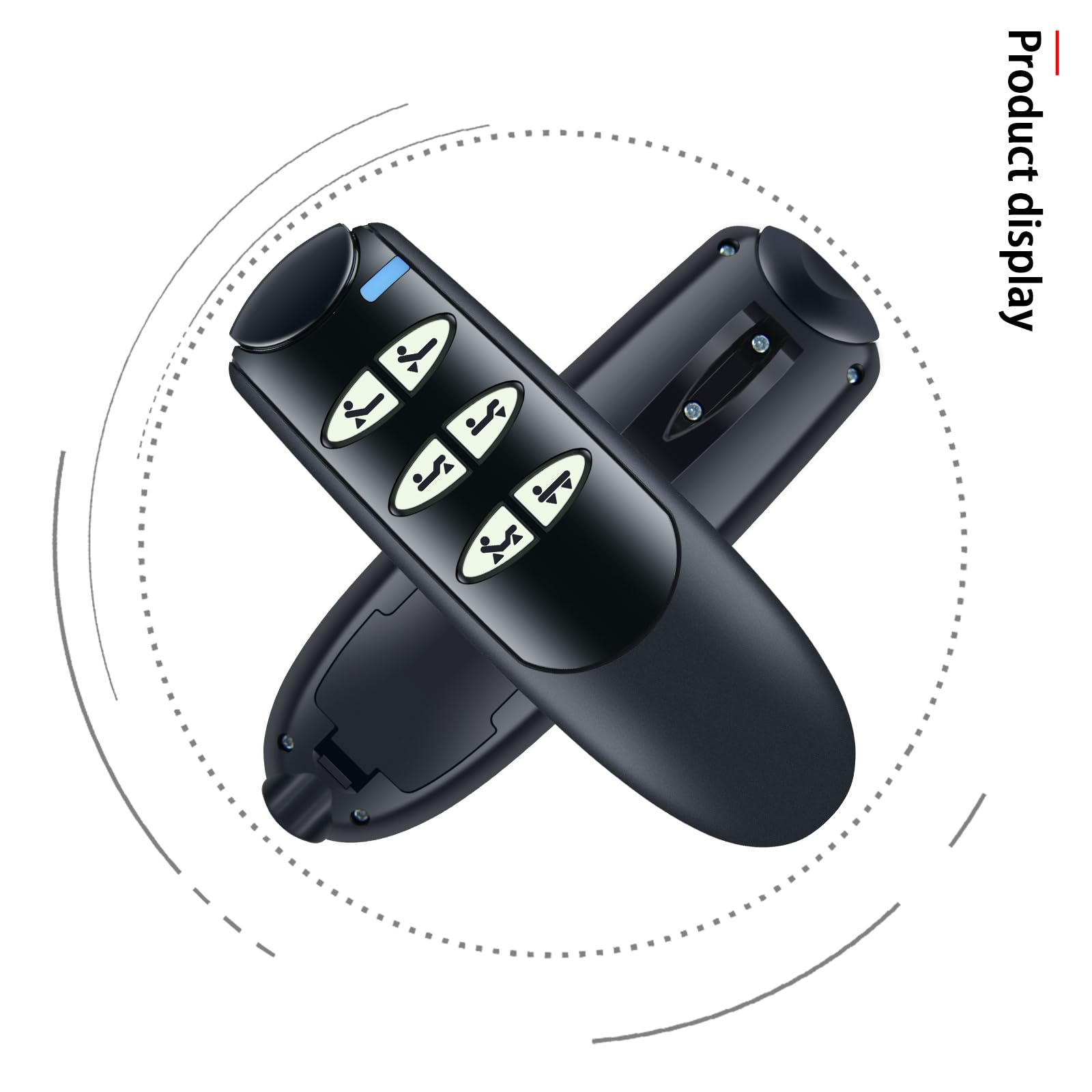 15030HC-G - Mando a distancia de 6 botones con 7 pines para camas de hospital eléctricas modelos 15033 y 15235