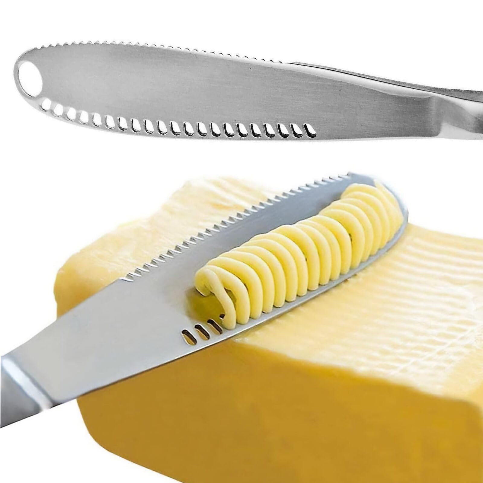 Stainless Steel Butter Spreader, Butter Knife - 3 in 1 Kitchen Gadgets