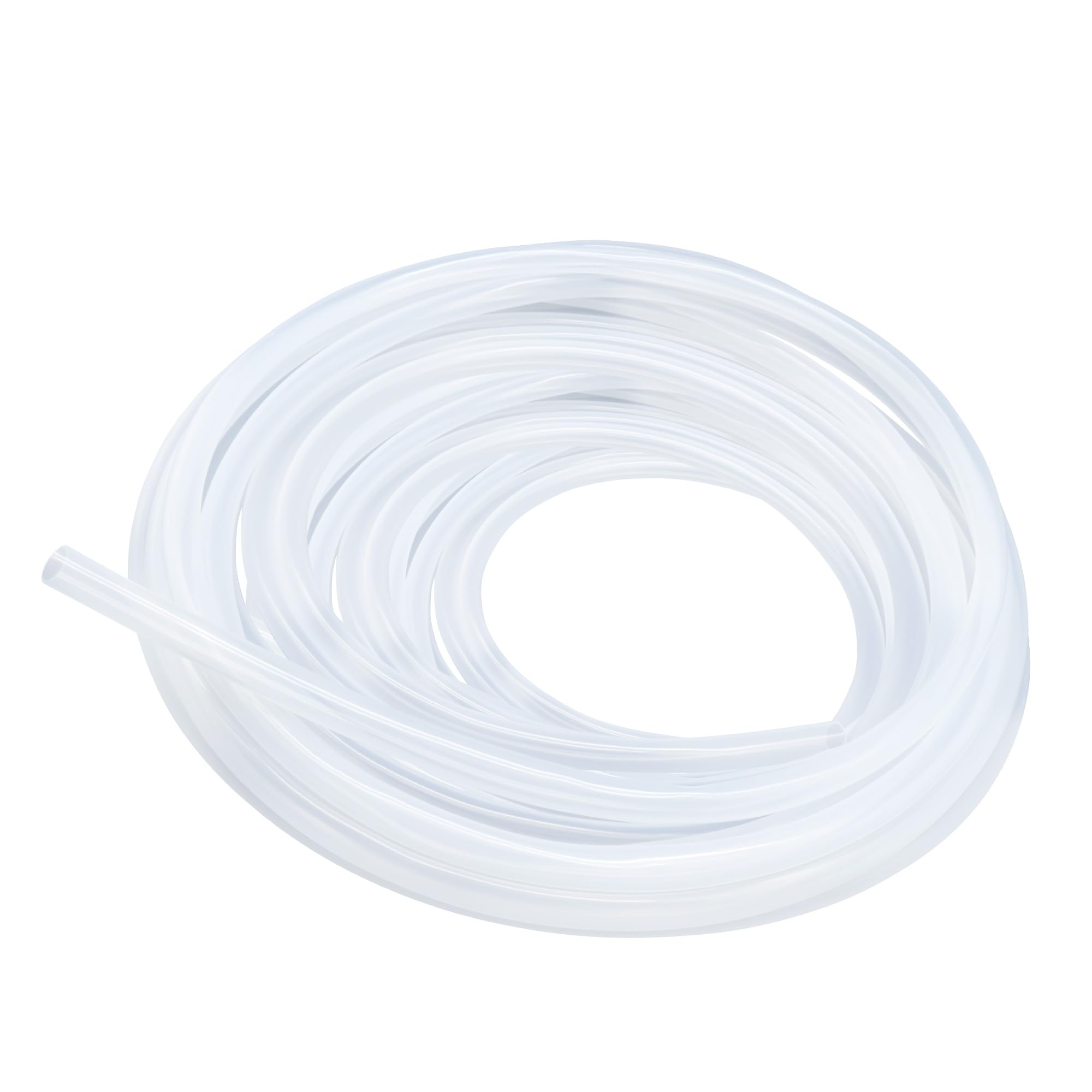 Lavmhab Transparent Silicone Tubing Food Grade Hoses 8Mm X 11Mm, Length 10 Meters (32.8Ft), Flexible Silicone Rubber Tube Air Hose Water Pipes