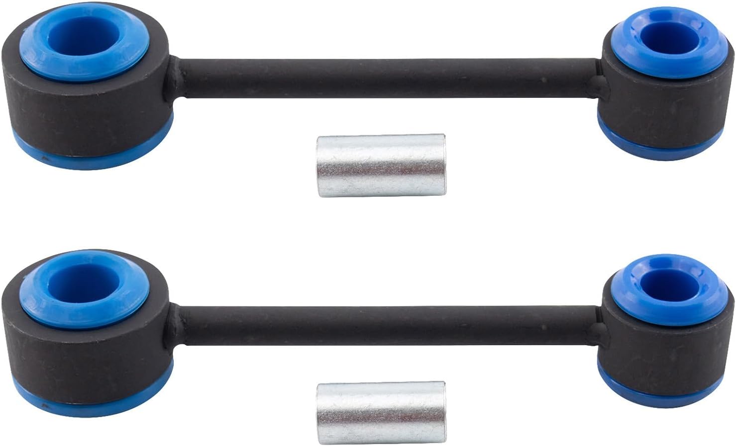TRQ Rear Driver and Passenger Side Sway Bar Link Set 2 Piece Compatible with 2005-2014 Ford Mustang with 22mm Diameter Rear Sway Bar