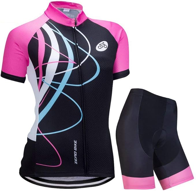 ZERO BIKE Women's Short Sleeve Cycling Jersey Jacket