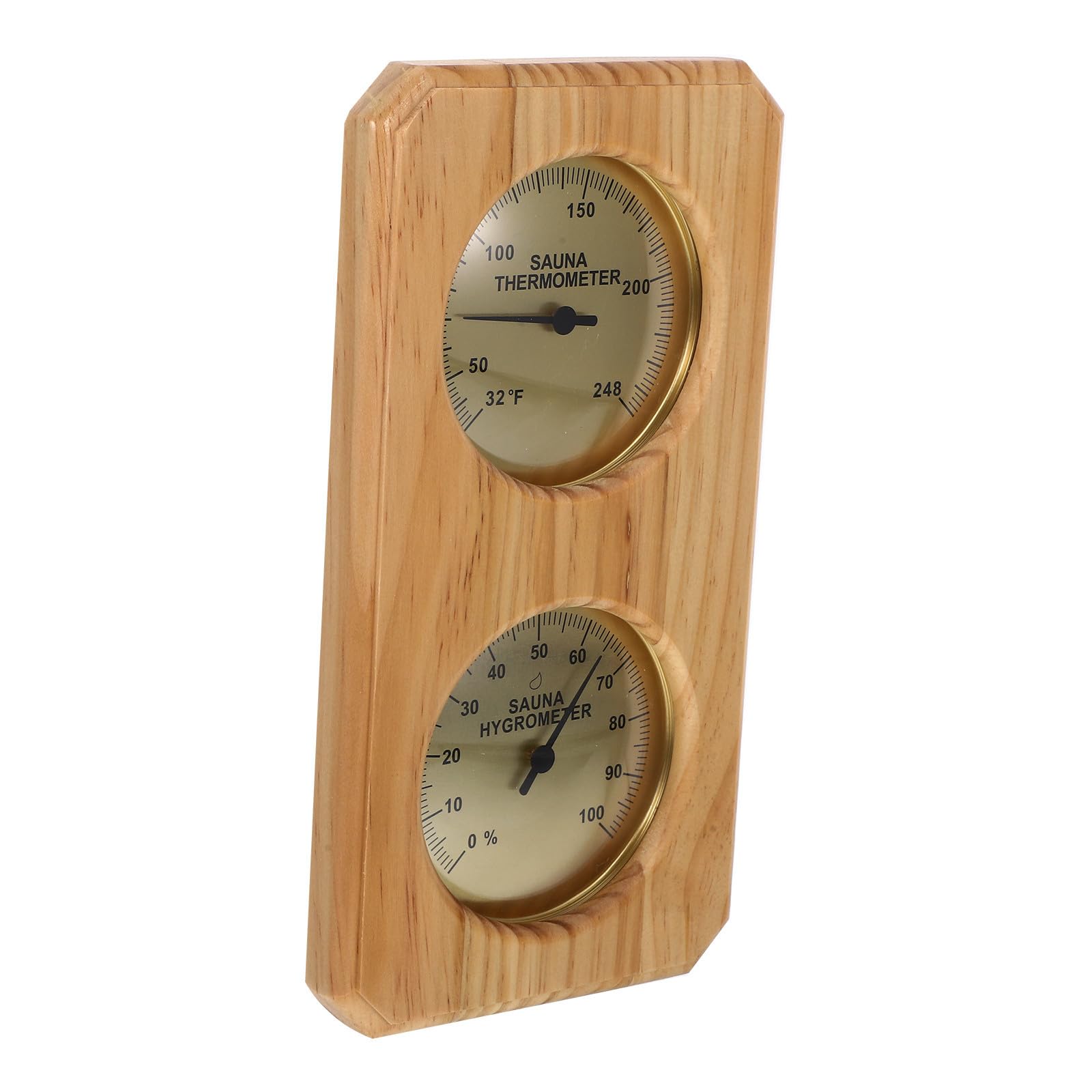 Termómetro E Higrómetro de Madera para Sauna, Pared, Interior