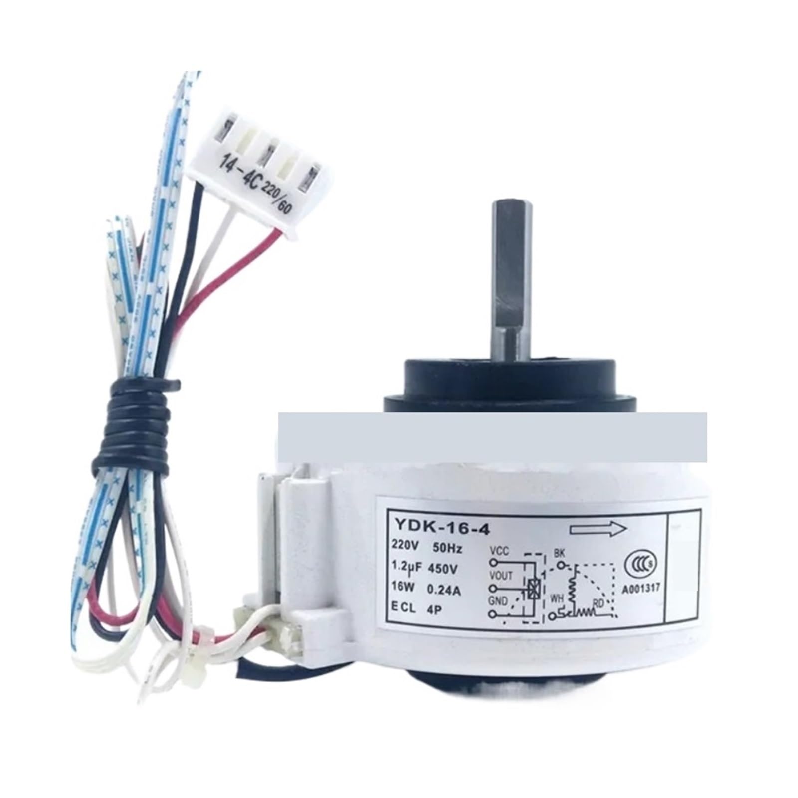 Hhbfaicai99l Ydk-16-4G Fan Air Conditioner Motor Dc Ydk-16-4 (Ydk-16-4G)