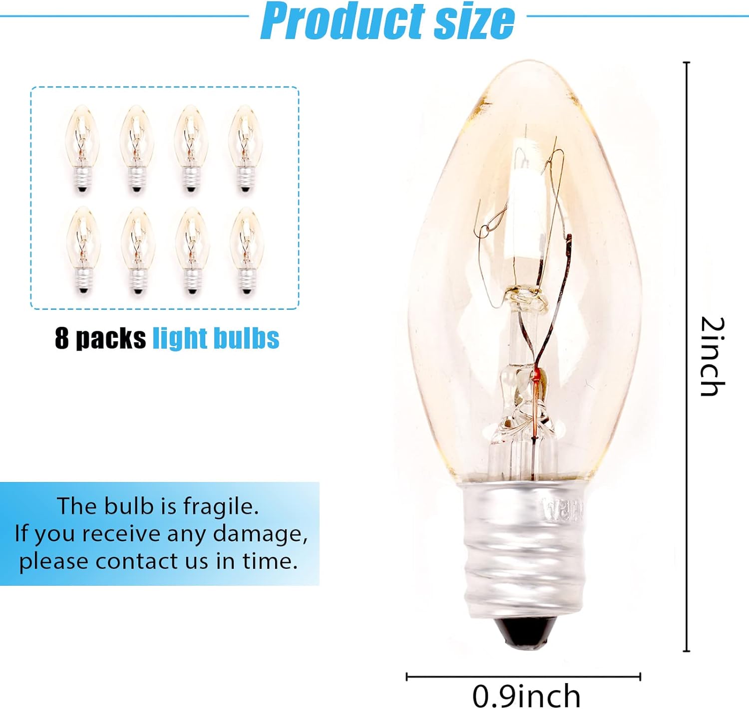 2 Pack Salt Lamp Cord Replacement with 2 Pack Wooden Tray and 8 Pack E12 Halogen Salt Lamp Bulbs