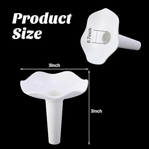 Miniatura 2 de EBaokuup 60 protectores de goteo de velas reutilizables, portavelas de plástico desmontables con colector de cera, bobeches de velas para iglesia,