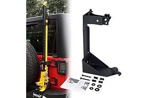Rear Hi Lift Jack Mount Carrier Mounting Brackets for 2007-2017 Jeep Wrangler...