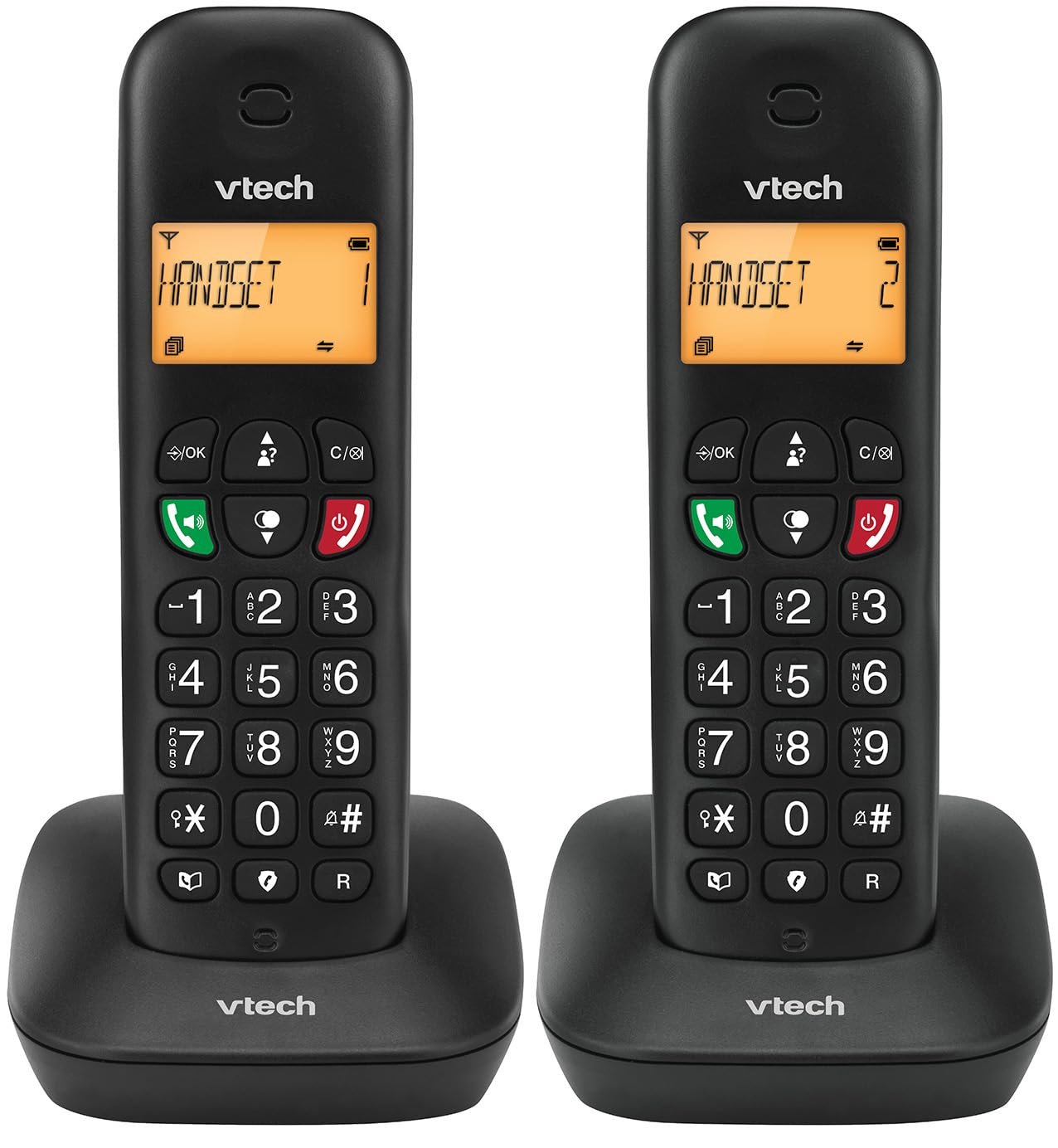 VTech CS901 Téléphone sans Fil DECT 2 combinés, Blocage d’appels, Identification, Haut-Parleur
